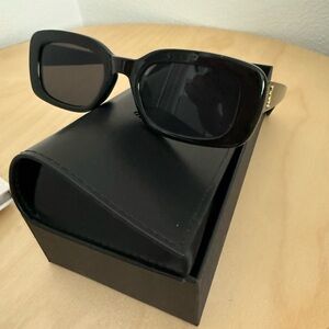YSL Black Women's Fashion Sunglasses - Classic Rectangle Style